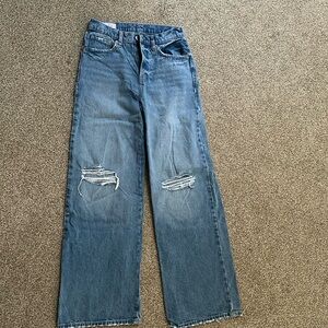 NWOT Gap wide leg jeans